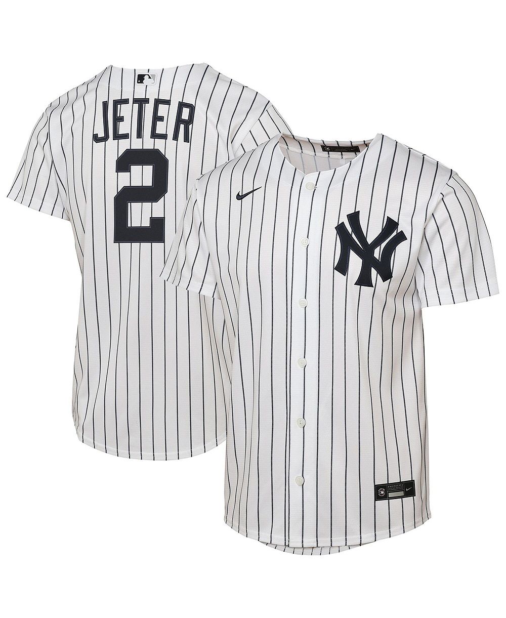 Детская джерси Nike White New York Yankees Home Replica Derek Jeter