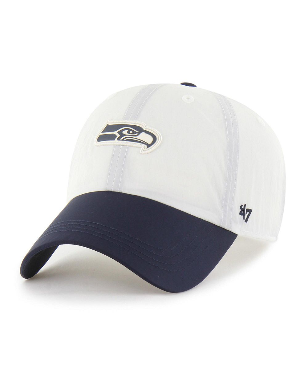 47 Brand Men's Cream Seattle Seahawks Modernia Clean Up Adjustable Hat