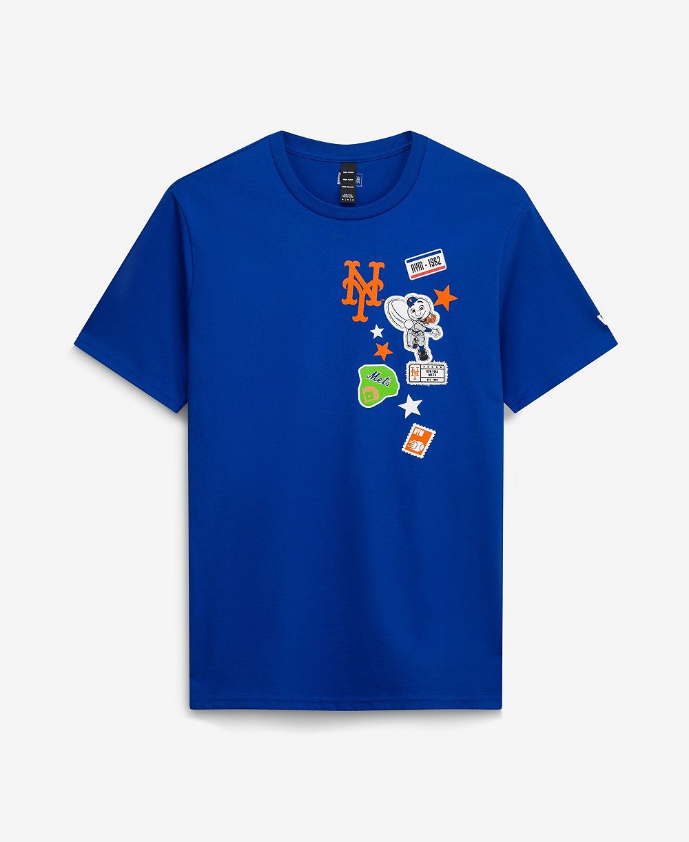 Мужская футболка New Era Royal New York Mets City Patch