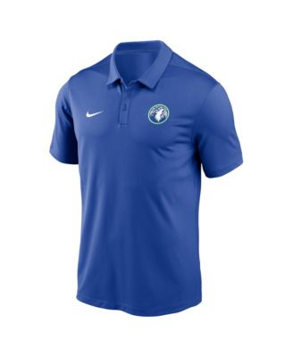 Мужская рубашка-поло Nike Blue Minnesota Timberwolves Dri-FIT Victory Solid
