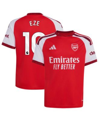 Adidas Big Boys and Girls Eberechi Eze Red Arsenal 2026/27 Home Replica Jersey