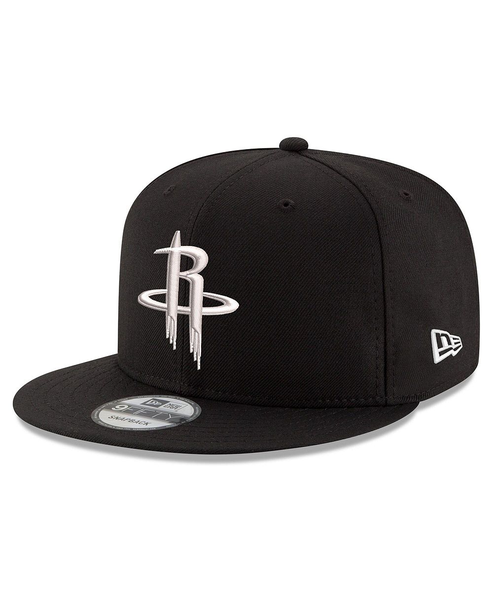 New Era Мужская черная кепка snapback 9FIFTY Houston Rockets