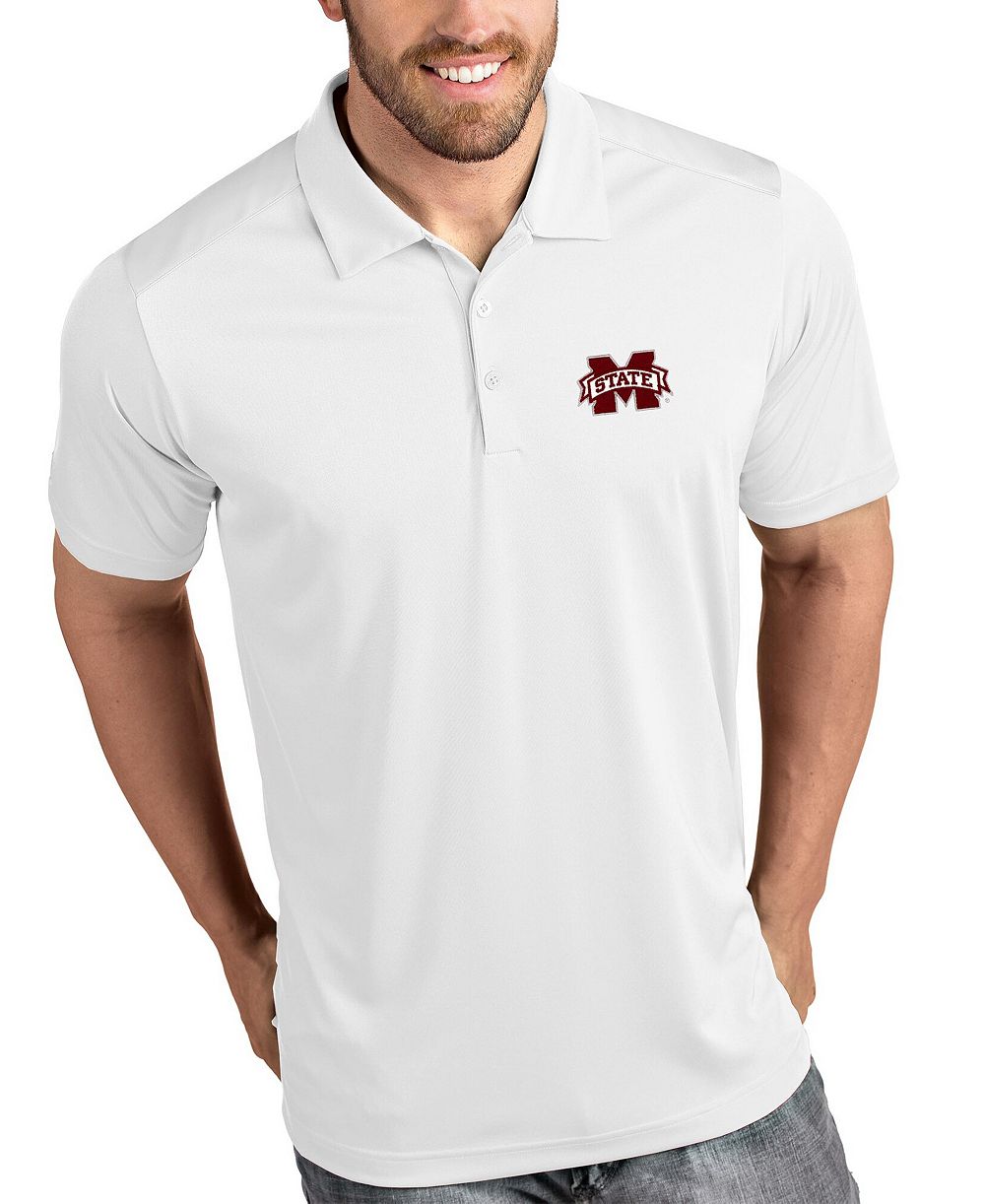 Поло-рубашка Antigua Mississippi State Bulldogs Tribute, белая