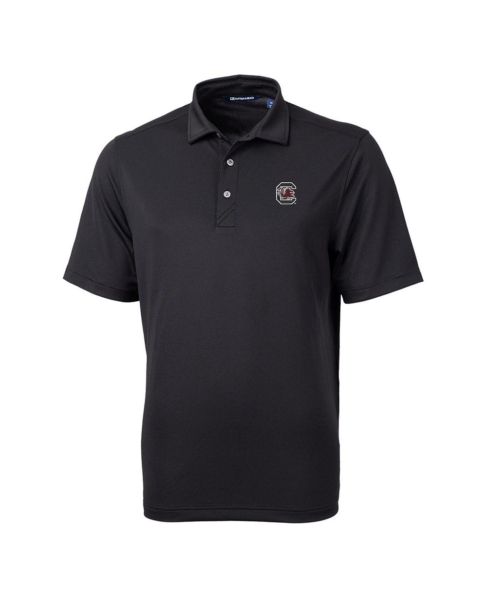 Cutter Buck Men's Black South Carolina Gamecocks Virtue Eco Pique Polo Shirt