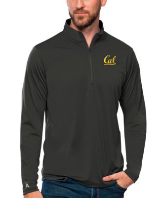 Мужская толстовка Antigua Cal Bears Tribute Quarter-Zip Charcoal