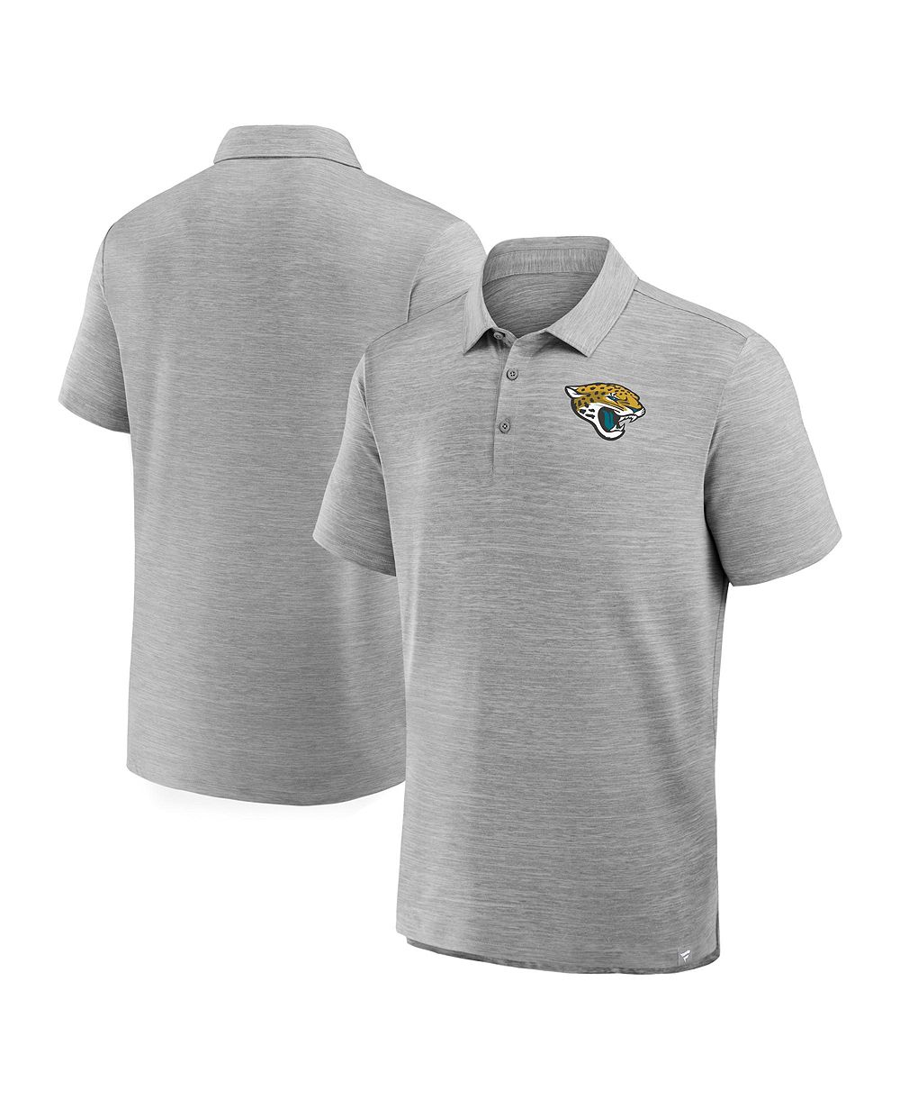 Fanatics Men's Heather Gray Jacksonville Jaguars Clutch Polo Shirt