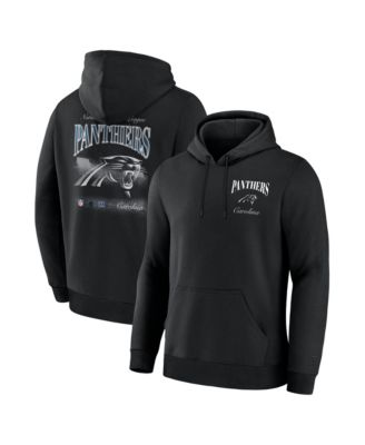 Мужское худи Fanatics Black Carolina Panthers Nightfall Long Sleeve Fleece
