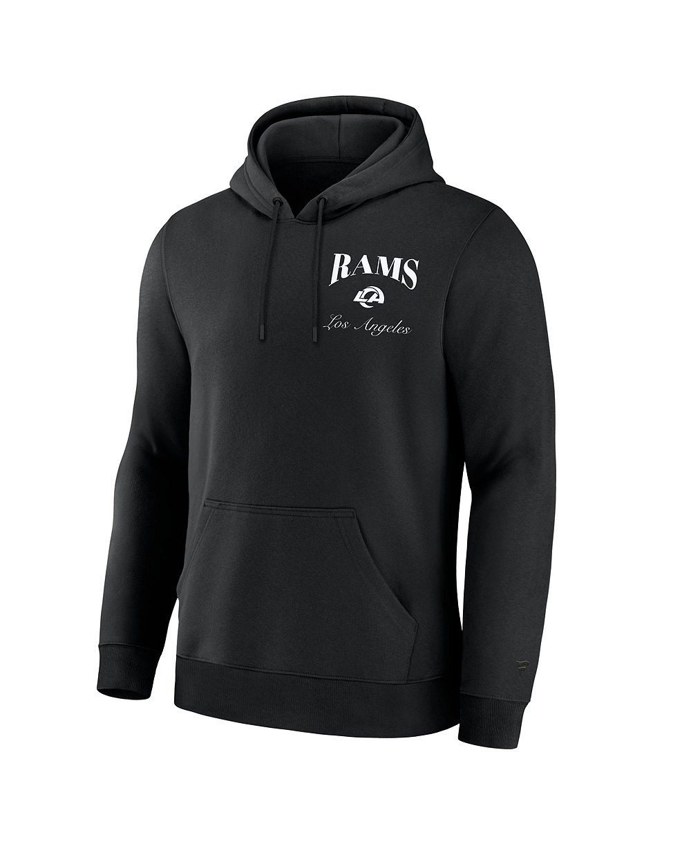 Fanatics Men's Black Los Angeles Rams Nightfall Long Sleeve Fleece Hoodie