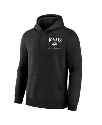 Fanatics Мужское худи Fleece Long Sleeve Black Los Angeles Rams Nightfall