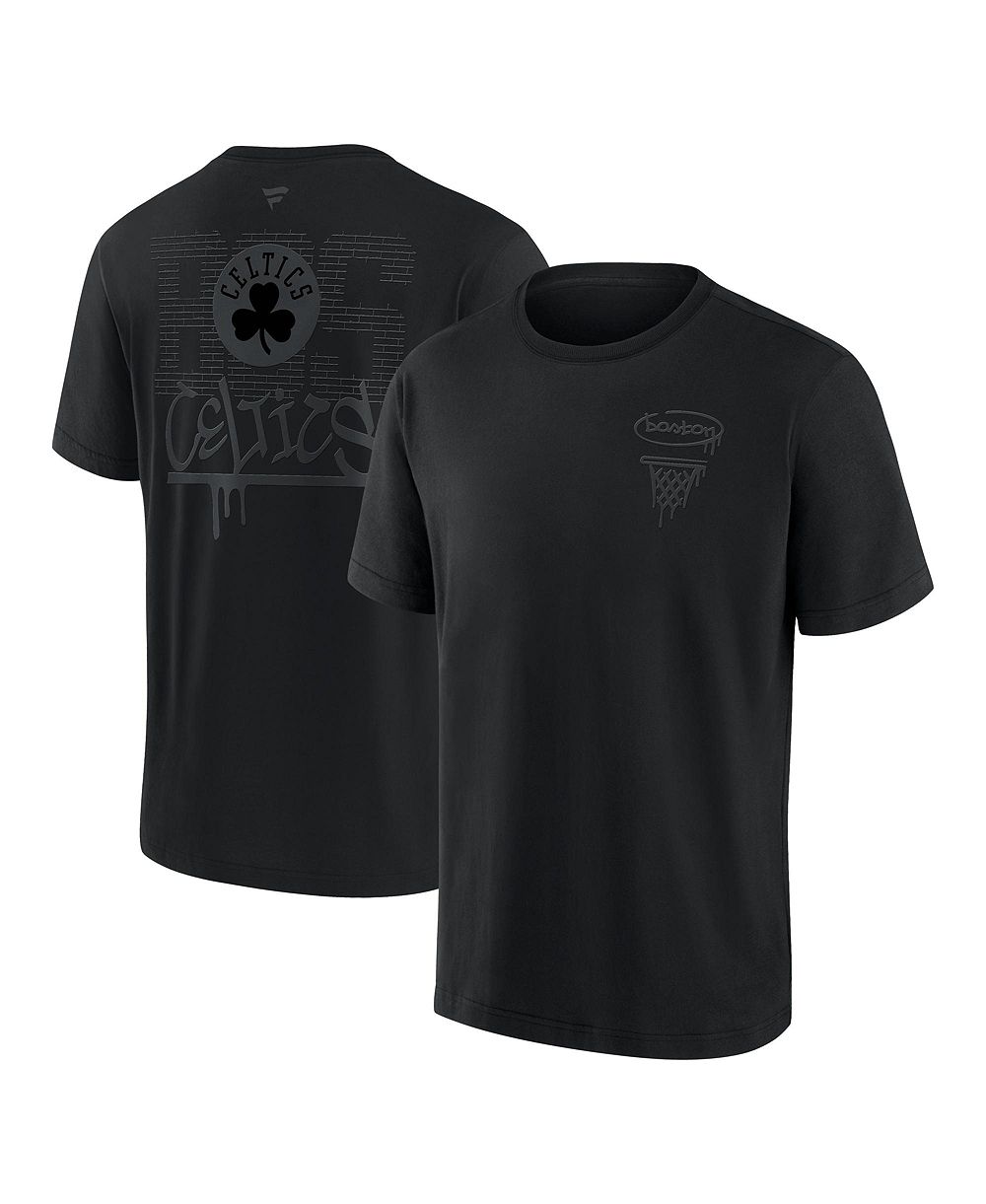 Fanatics Men's Boston Celtics Blackout Heavyweight T-Shirt