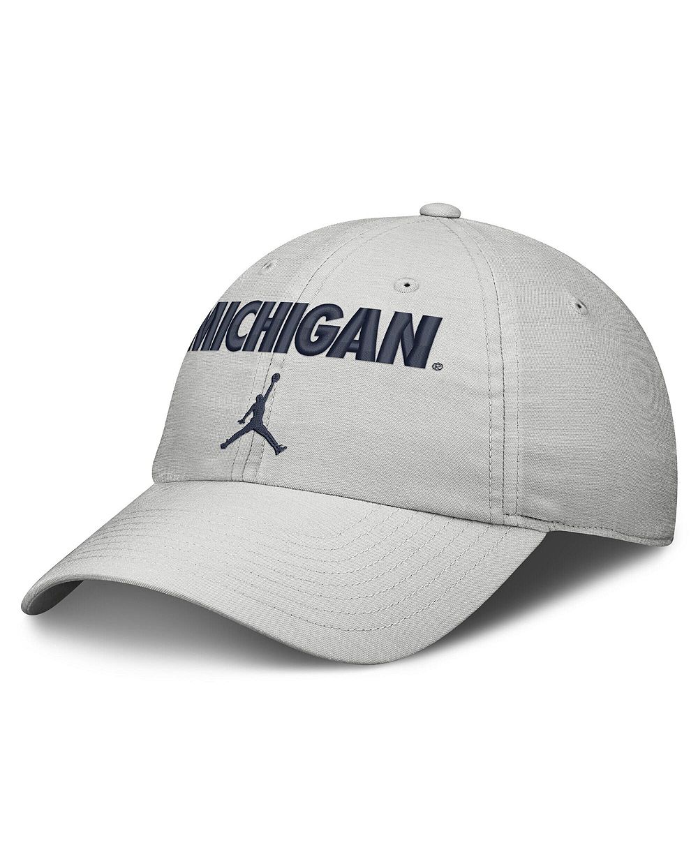 Мужская и женская кепка Jordan Michigan Wolverines 2026 On-Field Gameday Club Adjustable