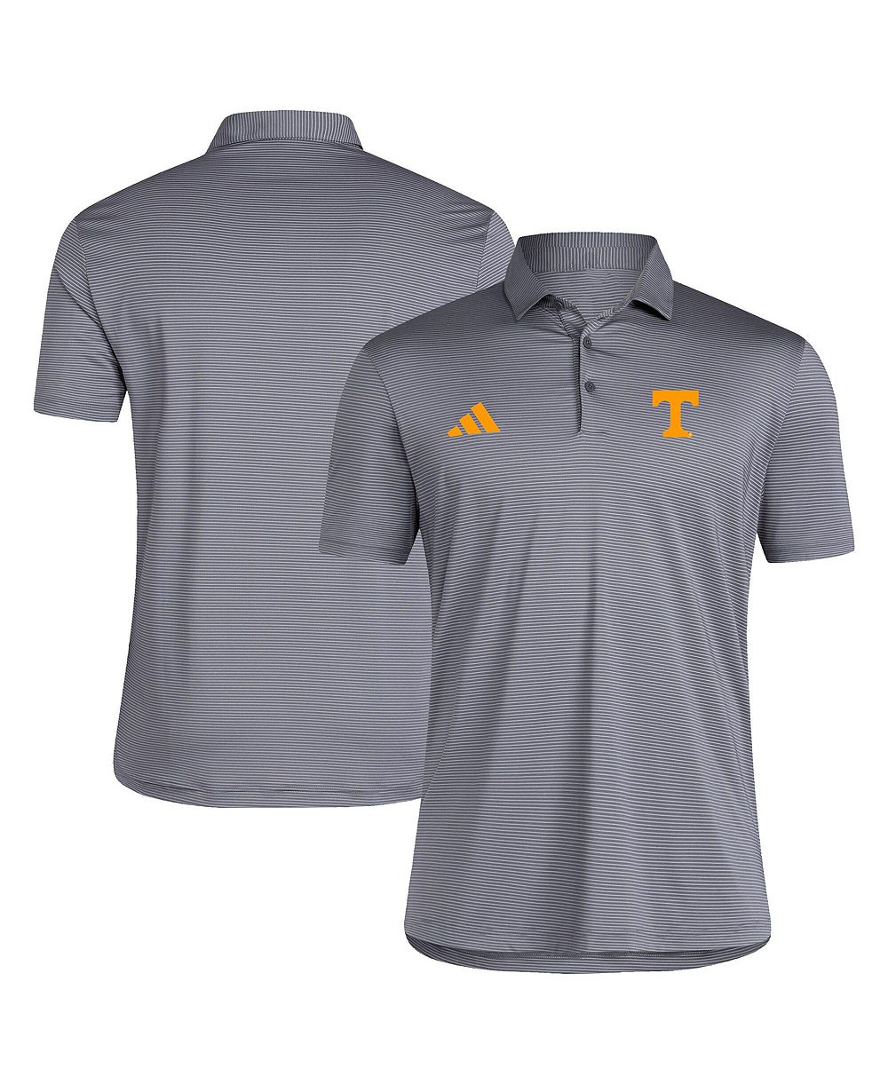 Adidas Men's Gray Tennessee Volunteers Ultimate 365 Stripe Polo Shirt