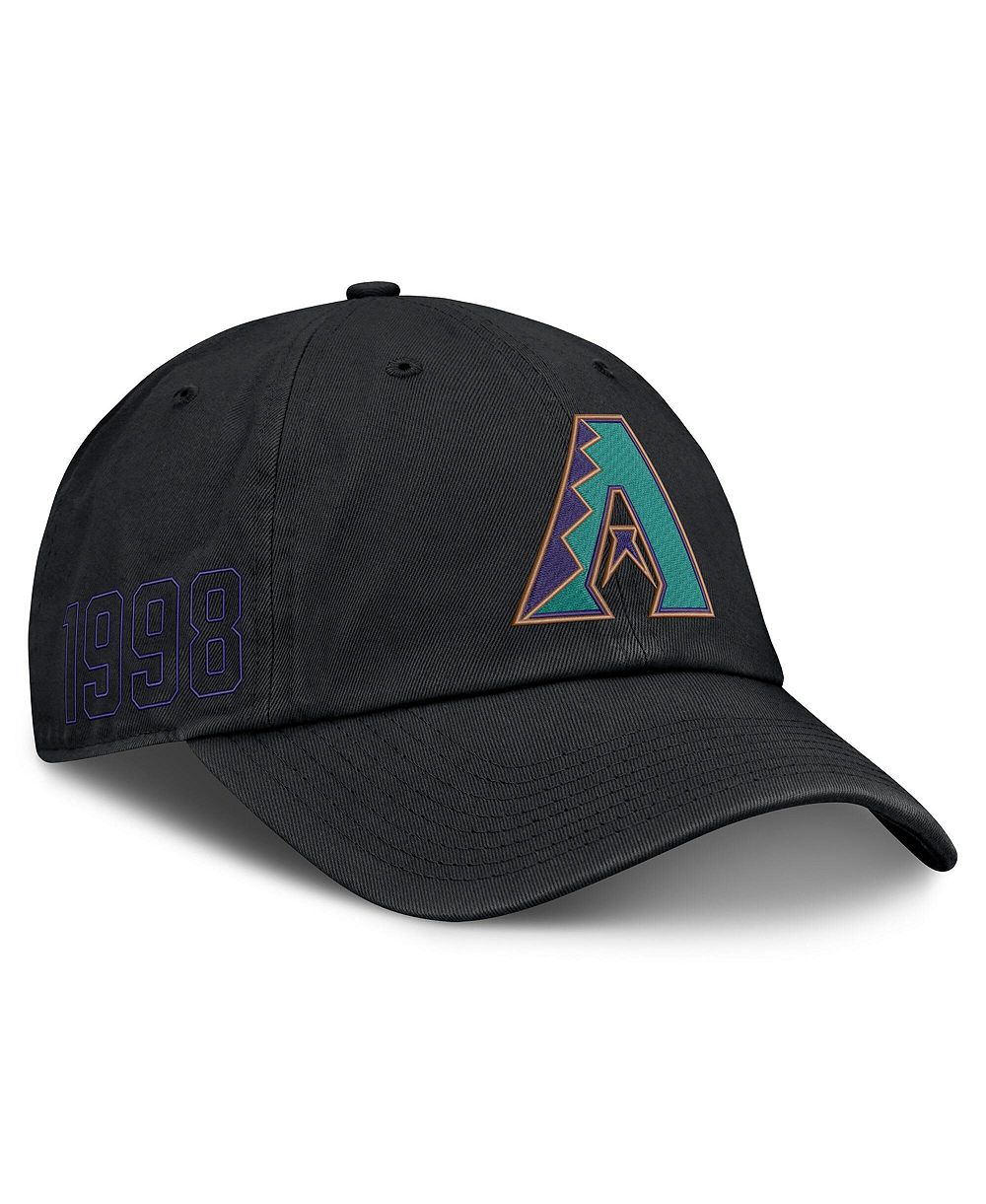 Мужская кепка Nike Men's Black Arizona Diamondbacks Cooperstown Club Adjustable Hat