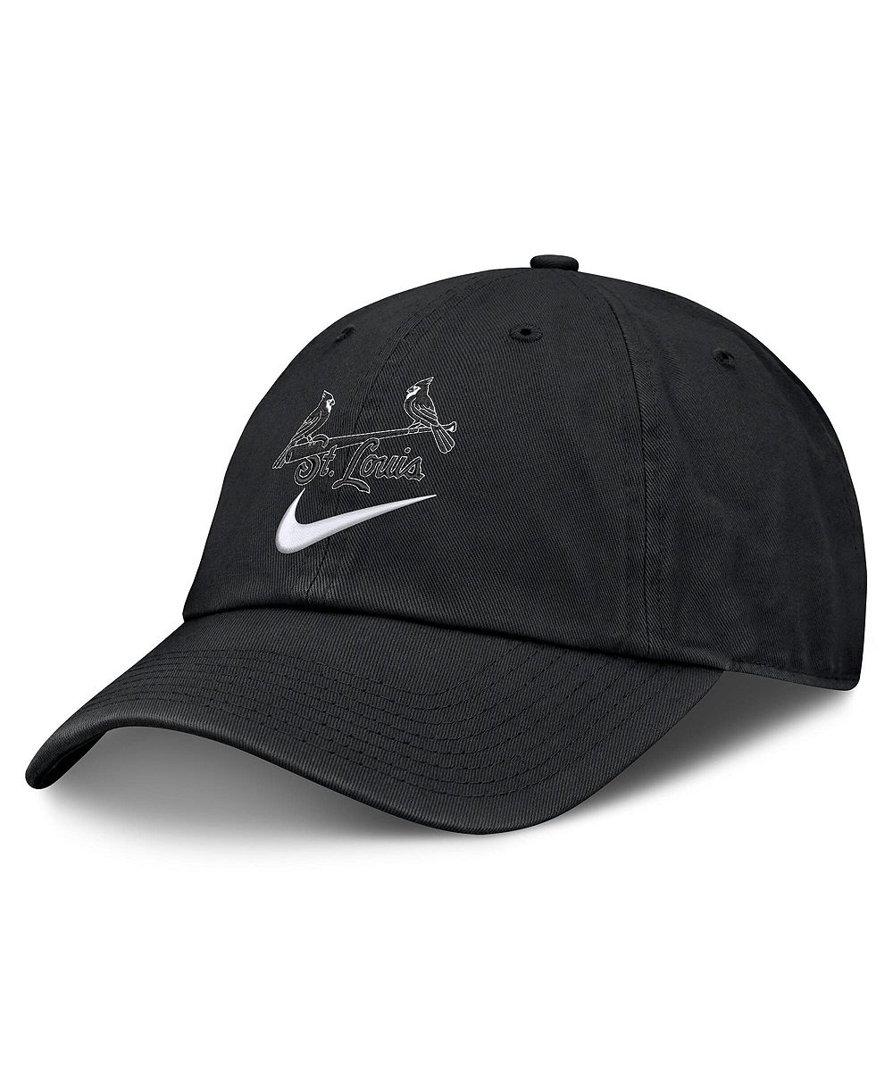 Nike Men's Black St. Louis Cardinals Primetime Club Adjustable Hat