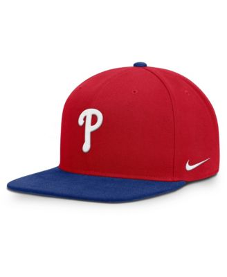 Nike Men's Red/Royal Philadelphia Phillies Primetime Pro Dri-FIT Snapback Hat