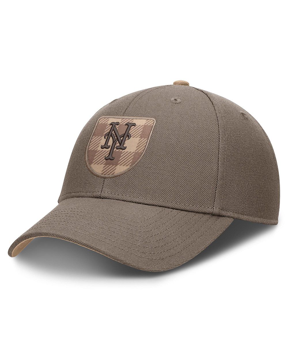 Nike Men's Brown New York Mets Statement Rise Adjustable Hat