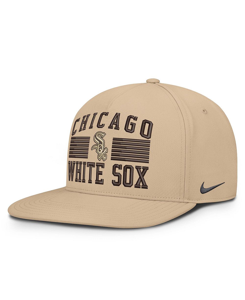 Nike Мужская кепка AeroBill Dri-FIT Snapback Khaki Chicago White Sox Desert Pro