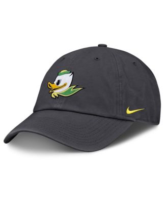Мужская кепка Nike Anthracite Oregon Ducks Club Dri-FIT Adjustable
