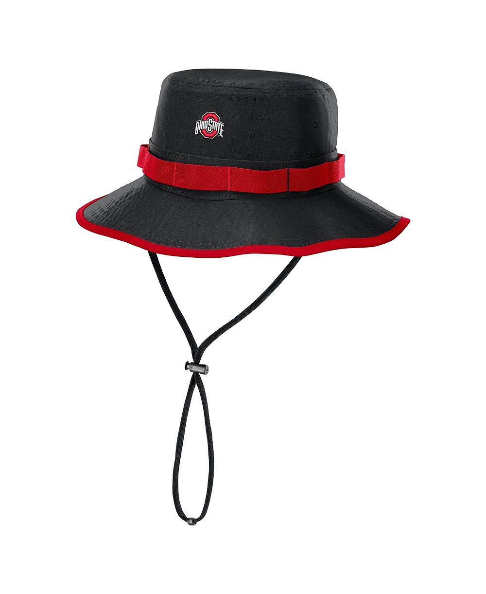 Мужская панама Nike Ohio State Buckeyes 2026 Sideline Apex Boonie, цвет Black