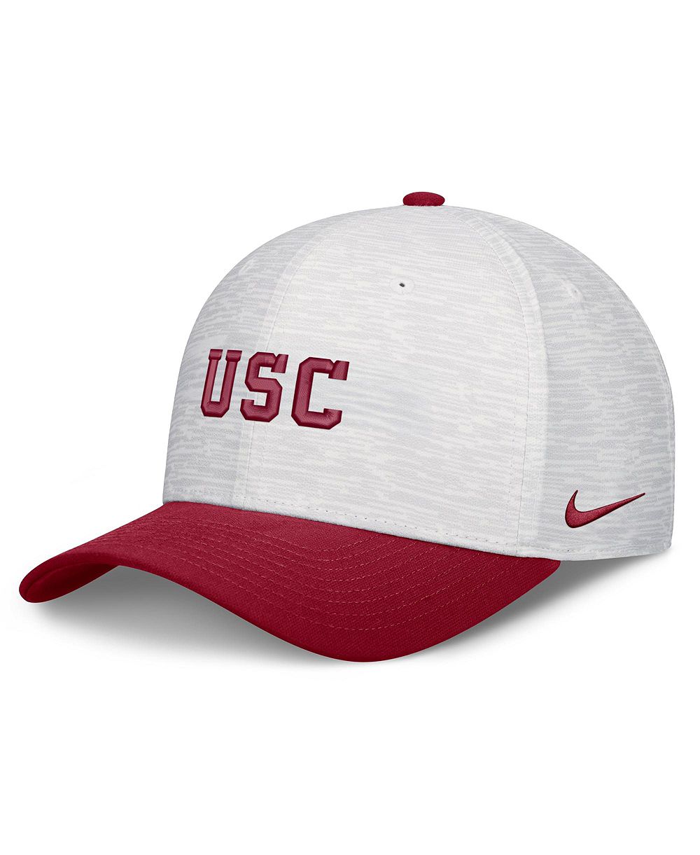 Регулируемая кепка Nike White/Cardinal USC Trojans Primetime Rise для мужчин и женщин