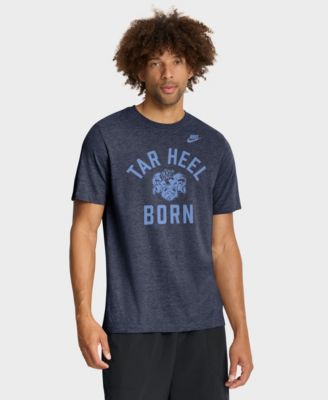 Nike Men's Heather Navy North Carolina Tar Heels Legacy Mantra Tri-Blend T-Shirt