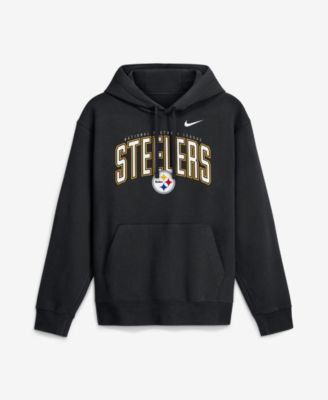 Мужской флисовый худи Nike Black Pittsburgh Steelers Expect Victory Club