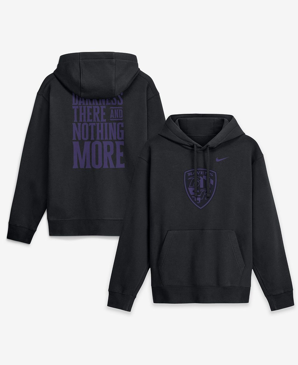 Nike Men's Black Baltimore Ravens Backfield Disruptor Club Fleece Hoodie