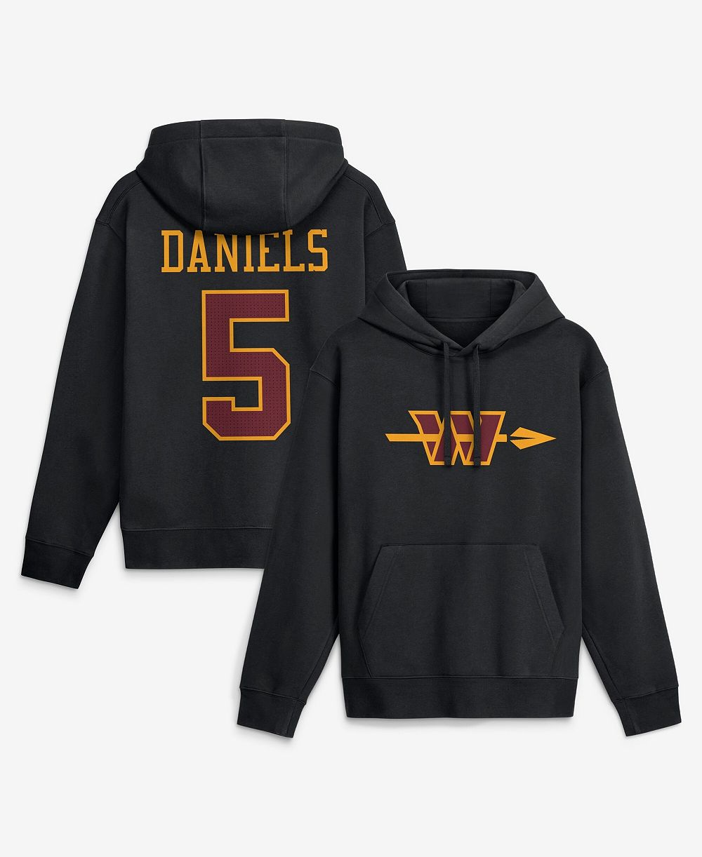 Мужское худи Nike Jayden Daniels Black Washington Commanders с именем и номером