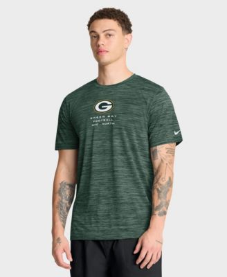 Nike Men's Green  Bay Packers Velocity Ball Carrier Dri-FIT T-Shirt