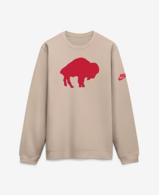 Nike Мужской песочный свитшот-crewneck Buffalo Bills I-Formation Rewind Club