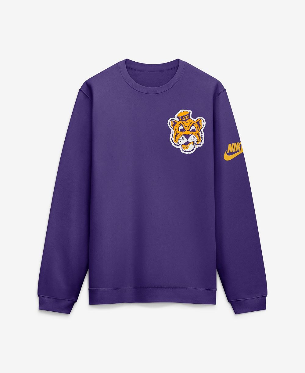 Мужская толстовка Nike Purple LSU Tigers Legacy Sweatshirt
