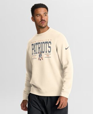 Nike Men's Natural New England Patriots Always Reppin' Club Sweatshirt