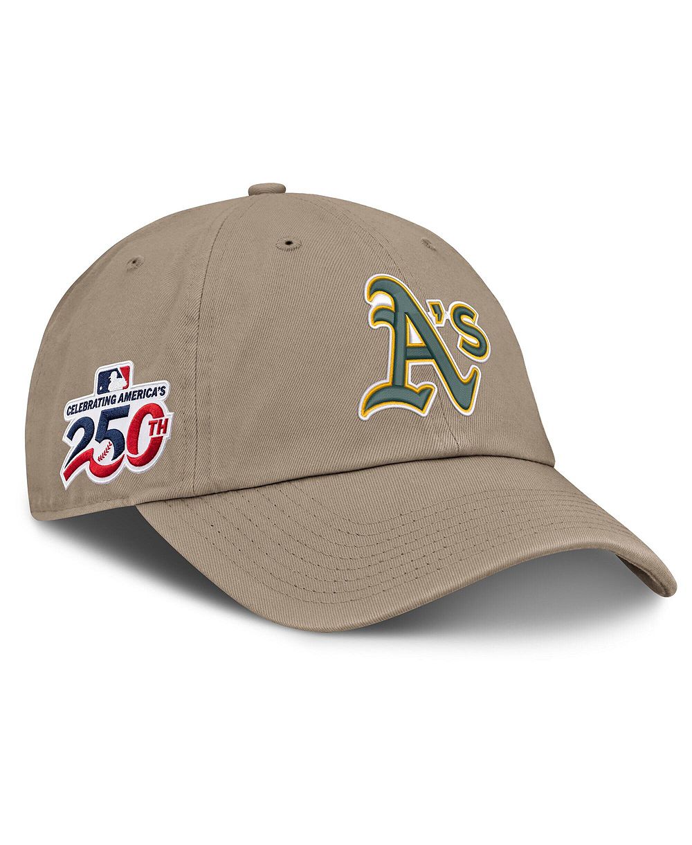 Мужская кепка Nike Men's Khaki Athletics Celebrating America's 250th Club Adjustable