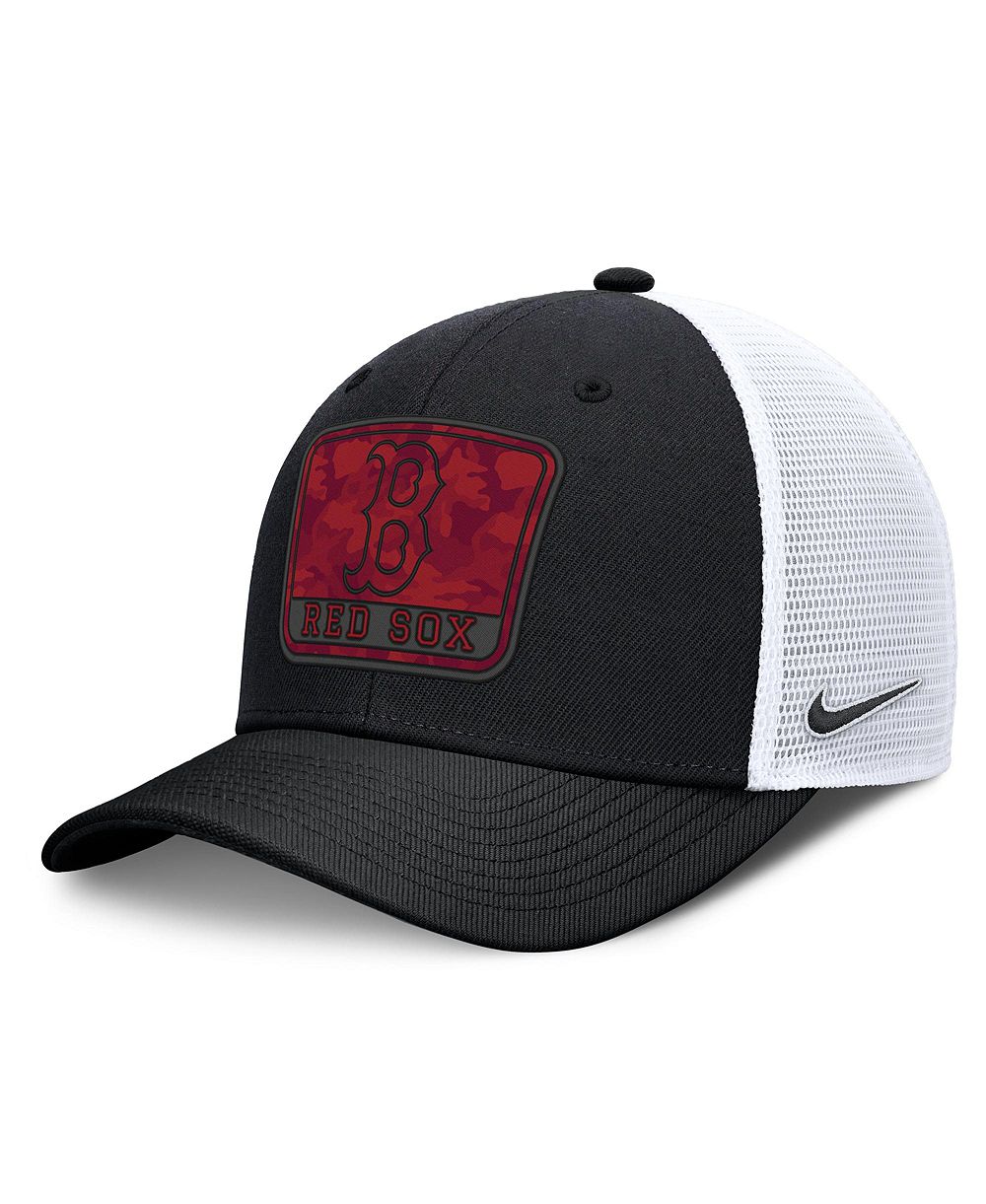 Мужская кепка Nike Boston Red Sox Camo Rise Trucker Dri-FIT Adjustable