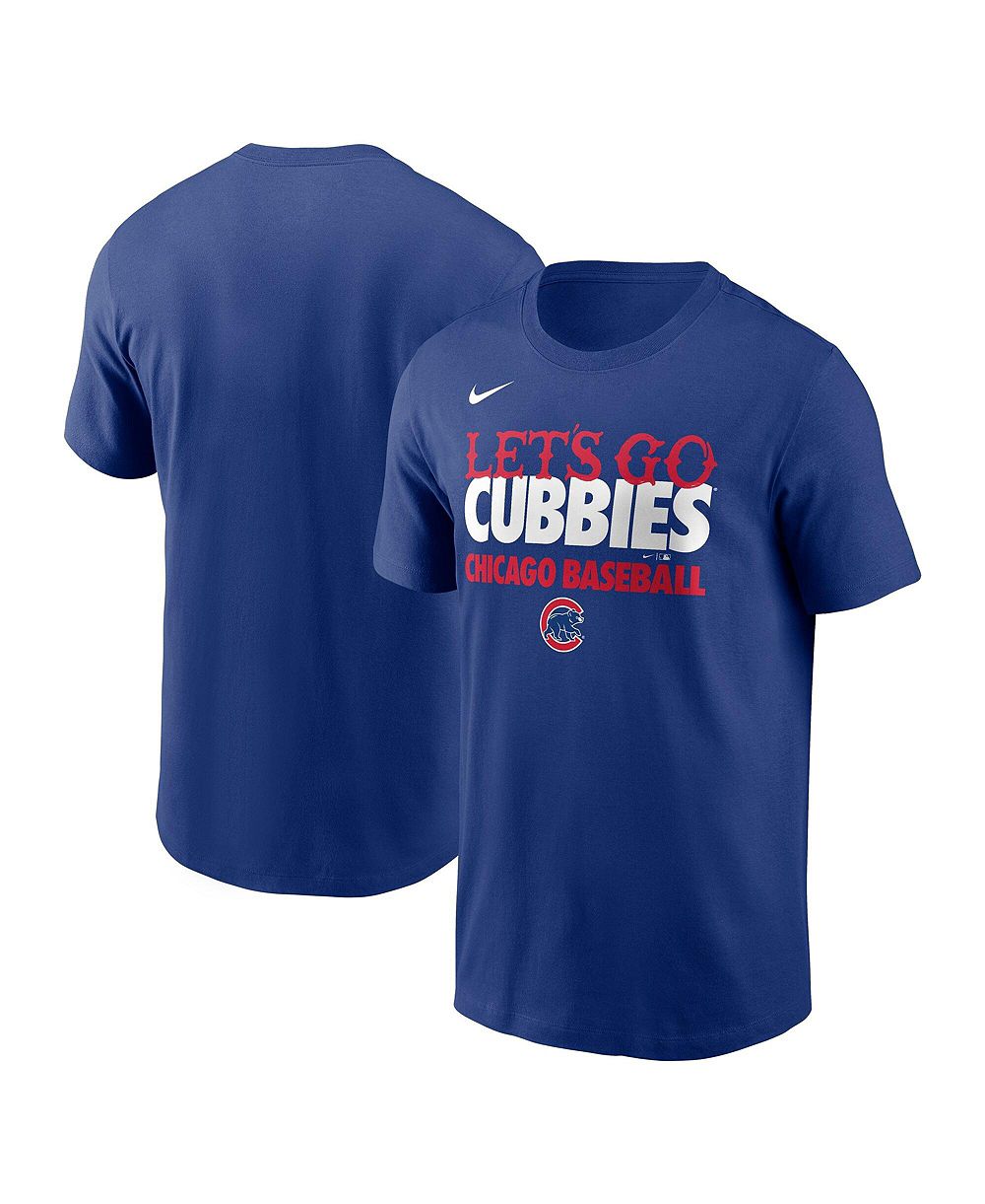 Nike мужская королевская Chicago Cubs City Connect Handwriting Club футболка