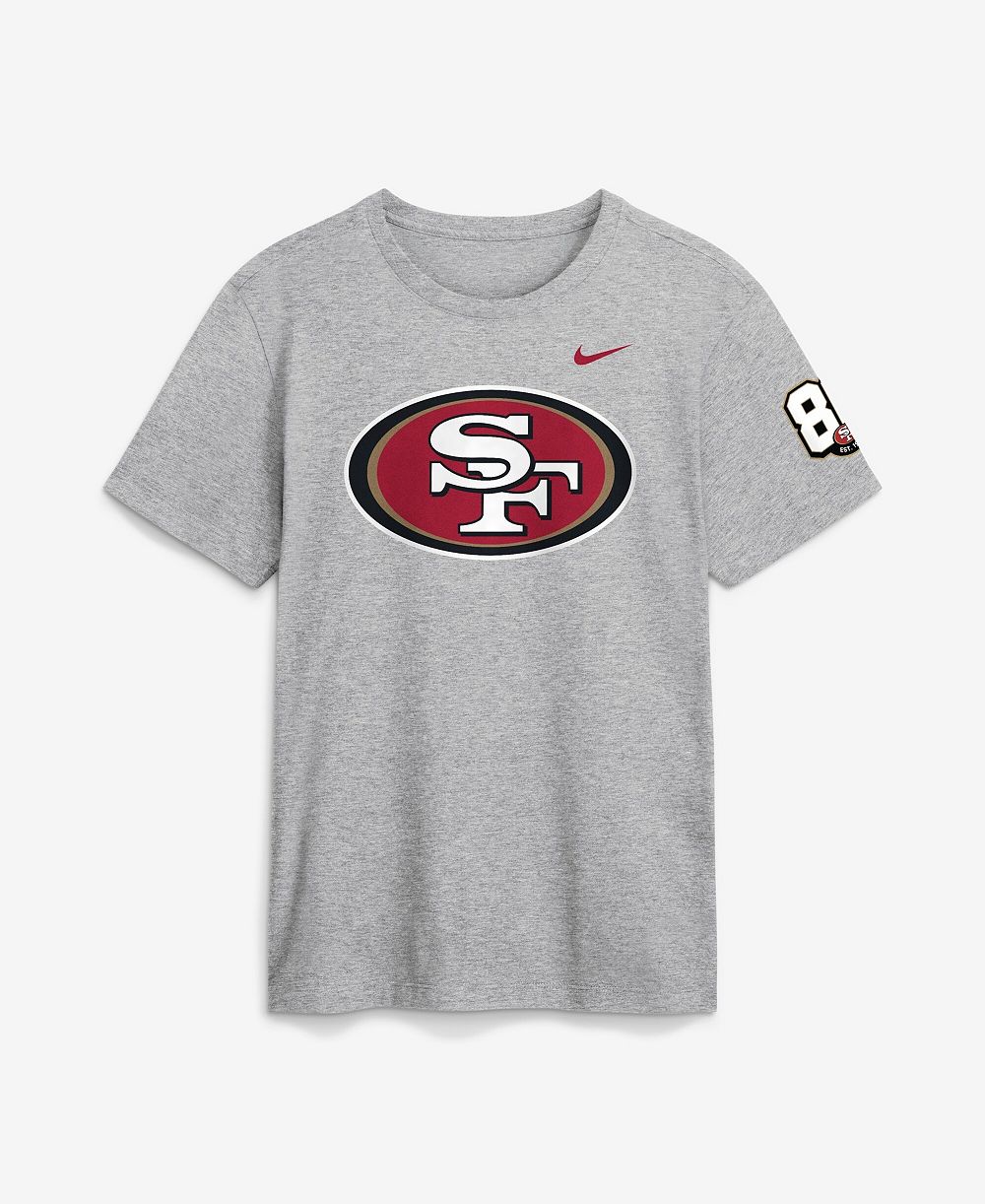 Nike Men's Heather Gray San Francisco 49ers 80th Anniversary Sunday Showdown T-Shirt