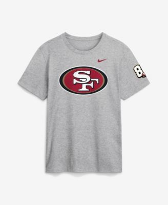 Мужская футболка Nike San Francisco 49ers 80th Anniversary Sunday Showdown серого цвета
