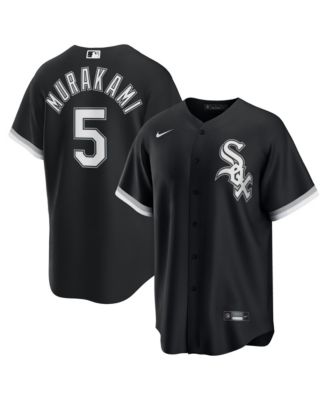 Мужская джерси Nike Munetaka Murakami Black Chicago White Sox Alternate Replica