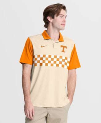 Nike Мужская рубашка-поло Tennessee Volunteers Vapor Dri-FIT, Natural/Tennessee Orange