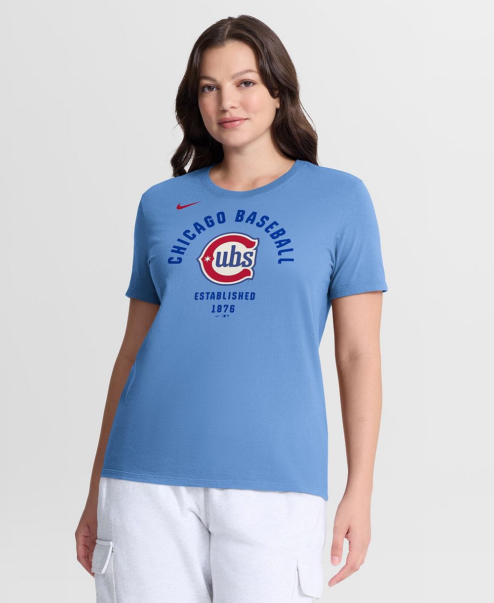 Nike Women's Light Blue Chicago Cubs Alternate T-Shirt