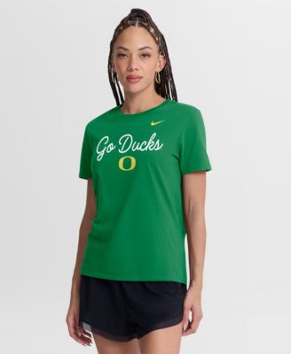 Nike Женская футболка Green Oregon Ducks Script Mantra Logo
