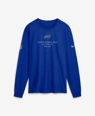 Nike Men's Royal Buffalo Bills Sideline Bold Arch Star Dri-FIT Long Sleeve T-Shirt
