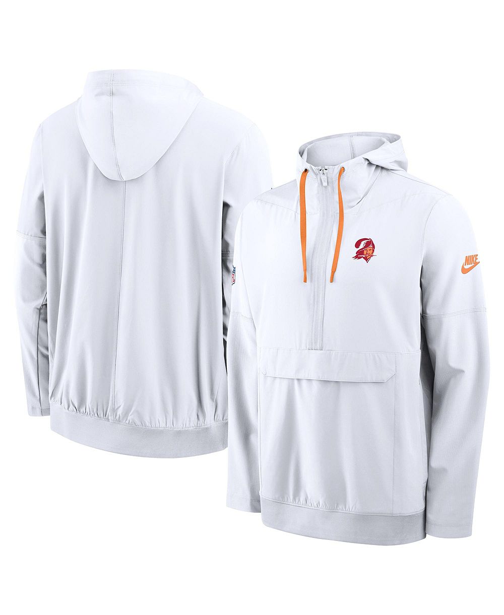 Nike Мужской белый худи Nike Tampa Bay Buccaneers Anorak Half-Zip