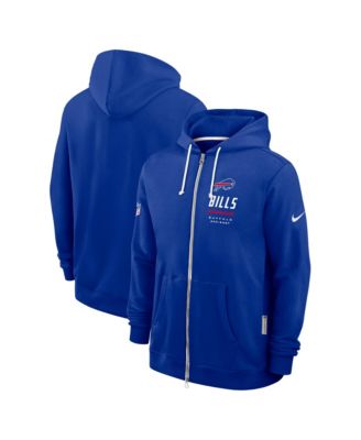 Мужское худи Nike Royal Buffalo Bills Sideline Standard Issue Quarterback Scramble Dri-FIT Full-Zip