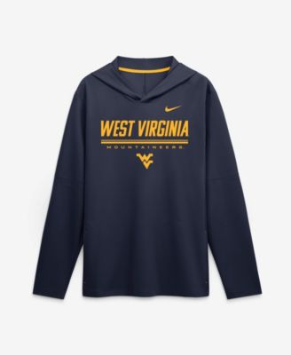 Nike Men's Navy West Virginia Mountaineers 2026 Sideline Lightweight Long Sleeve Dri-FIT Hoodie