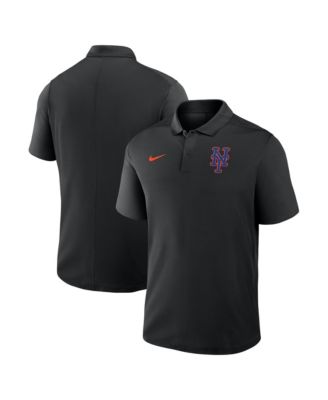 Мужская polo-рубашка Nike Black New York Mets Alternate Victory Dri-FIT