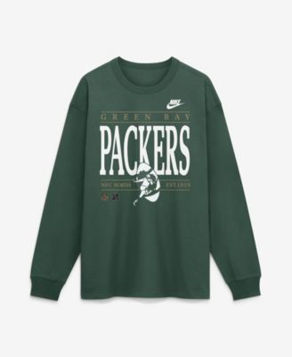 Nike Men's Green  Bay Packers Red Zone Long Sleeve Max90 T-Shirt