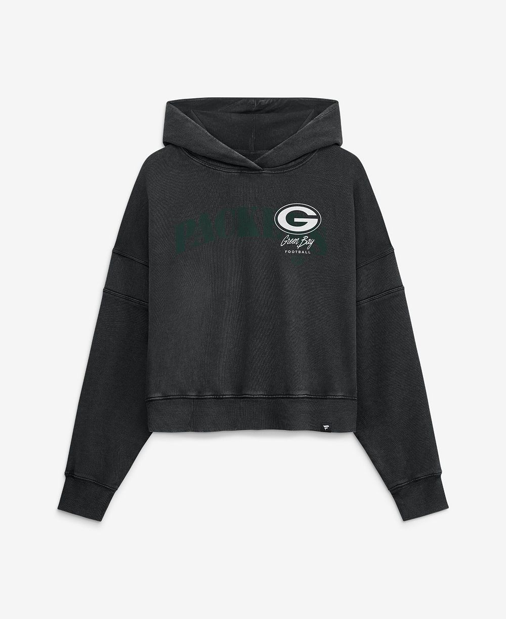 Fanatics Женский худи Green Bay Packers Counter Run укороченный