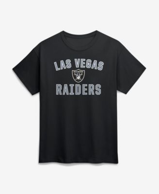 Мужская хлопковая футболка Logo Athletic Black Las Vegas Raiders Victory Arch
