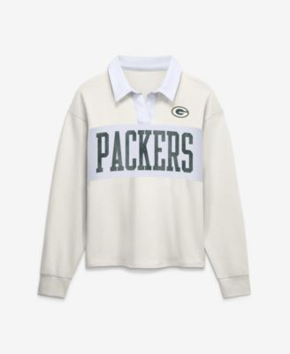 Fanatics Women's Green Bay Packers Heritage Play Action Long Sleeve Polo
